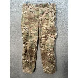Military Pants Adult Medium Extra Short Camouflage Multicam Camo Ripstop Cargo *